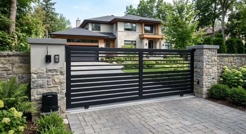Driveway Fence Installation in Toms River, NJ