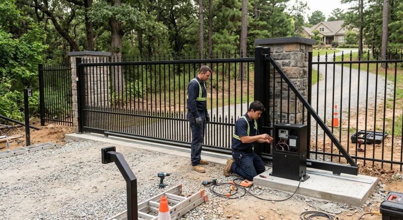 Remote Gate Installation in Littleton, CO