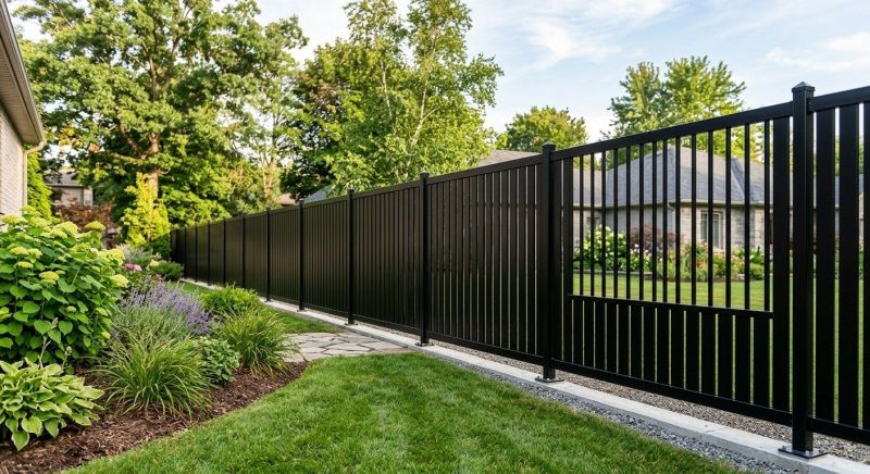 Steel Fence Installation in Alpharetta, GA