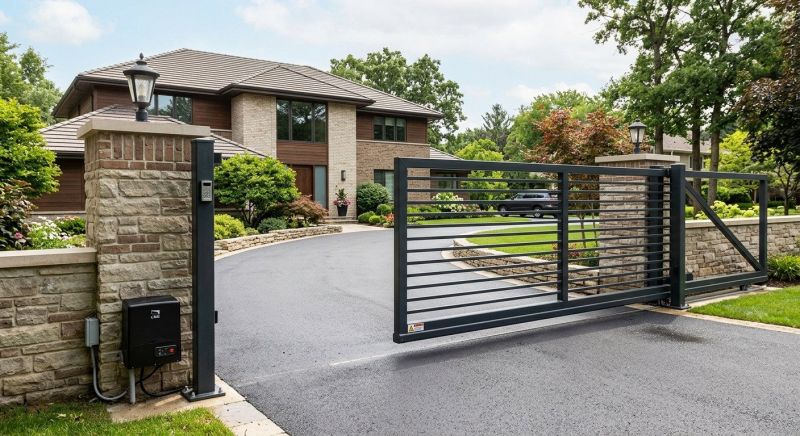 Motorized Gate Installation in Franklin, TN